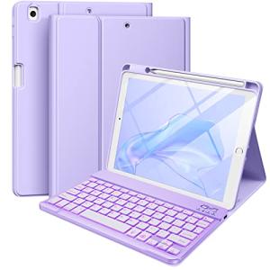 Hamile iPad Case with Detachable Backlit Keyboard