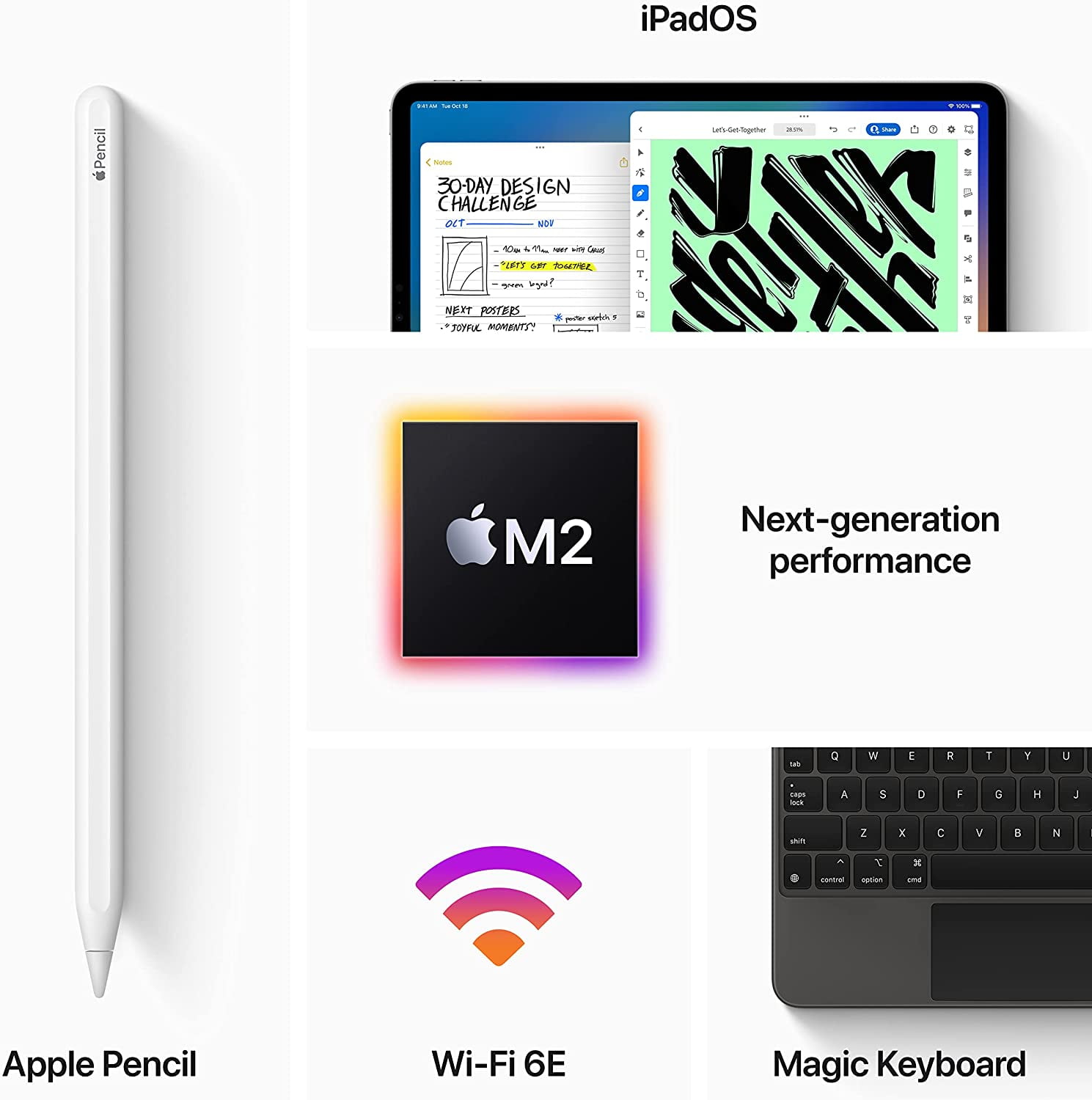 Apple 11” iPad Pro Wi-Fi 128GB - Silver