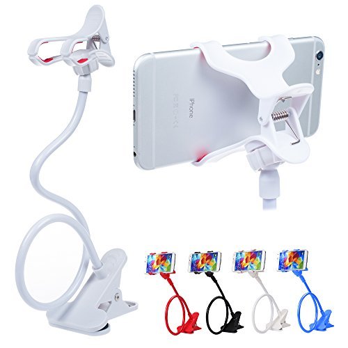 Universal Bedside Phone Stand with Flexible Arms