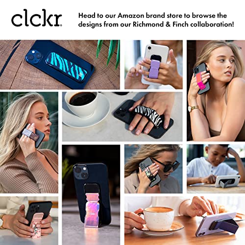 CLCKR Black Phone Stand for iPhone and Galaxy