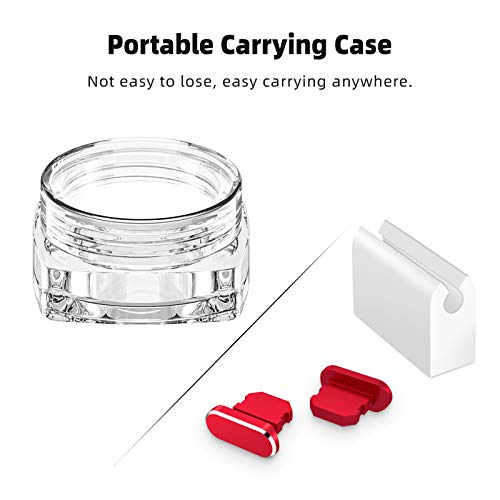 2 Pack Anti-Dust Plugs for iPhone & iPad