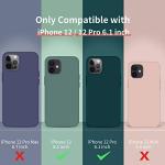 Cordking Silicone Shockproof Case for iPhone 12/12 Pro