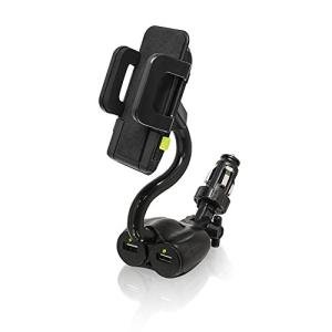 Bracketron TekGrip 12V Phone Mount with Dual Ports