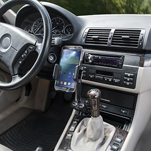 Bracketron TekGrip 12V Phone Mount with Dual Ports