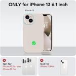 Vooii Liquid Silicone iPhone 13 Case - Stone