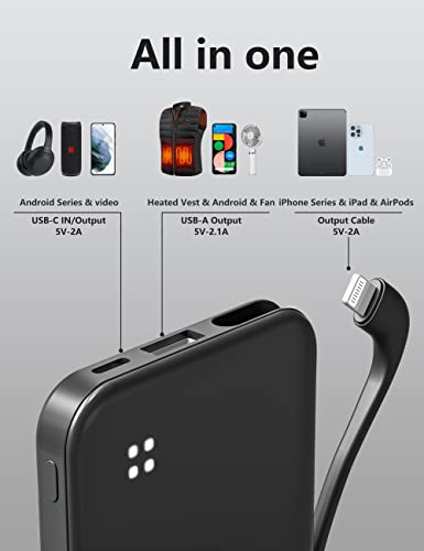 Miisso 4500mAh Portable Phone Charger Power Bank