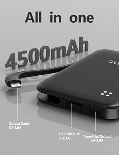 Miisso 4500mAh Portable Phone Charger Power Bank