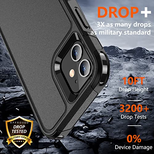 Military Grade iPhone 12/12 Pro Case with Screen Protectors