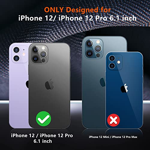 Military Grade iPhone 12/12 Pro Case with Screen Protectors