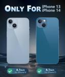 FNTCASE Clear iPhone 14 & 13 Protective Case