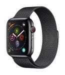 Apple Watch Series 4 (GPS + Cellular, 44mm) - Space Black Stainless Steel Case with Space Black Milanese Loop