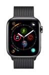 Apple Watch Series 4 (GPS + Cellular, 44mm) - Space Black Stainless Steel Case with Space Black Milanese Loop