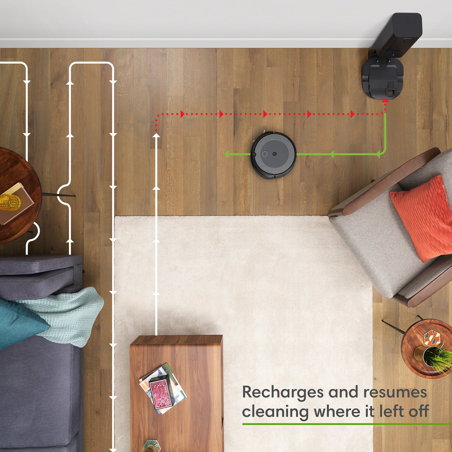 iRobot Roomba i3+ Wi-Fi Robot Vacuum with Disposal