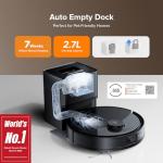 Q10 X5+ Robot Vacuum and Mop with Self-Emptying