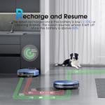 SHELIKI 2-in-1 Robot Vacuum with Mop and WiFi