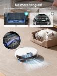 Lefant M3 Robot Vacuum, Robot Vacuum and Mop, 12000Pa Suction, Anti-Tangle Brushes, Dual Spinning Mop, Auto Mop Washing, Drying, Self-Emptying, Self-Refilling, for Pet Hair Dust, App Voice Control