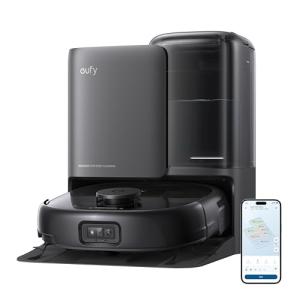 eufy Robot Vacuum E25, HydroJet System with Roller Mop, 20,000 Pa Turbo Suction, All-in-One Robot Vacuum and Mop Combo, Edge-to-Corner Cleaning, Zero-Tangle Design, AI Obstacle Avoidance (Upgraded)