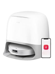 roborock Qrevo CurvX Robot Vacuum and Mop, 22,000Pa Suction, 3.14’’ Ultra Slim, Dual Anti-Tangle System, Reactive AI Obstacle Recognition, AdaptiLift Chassis, Auto Hot Water Mop Washing & Drying