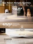roborock Qrevo CurvX Robot Vacuum and Mop, 22,000Pa Suction, 3.14’’ Ultra Slim, Dual Anti-Tangle System, Reactive AI Obstacle Recognition, AdaptiLift Chassis, Auto Hot Water Mop Washing & Drying