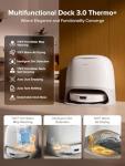 roborock Qrevo CurvX Robot Vacuum and Mop, 22,000Pa Suction, 3.14’’ Ultra Slim, Dual Anti-Tangle System, Reactive AI Obstacle Recognition, AdaptiLift Chassis, Auto Hot Water Mop Washing & Drying