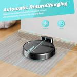 Robot Vacuum and Mop Combo for Pet Hair–2300Pa Robotic Vacuum Cleaner with WiFi/Alexa/App Control, 2H Runtime & Tangle-Free Tech, Auto Recharge, Ultra-Slim Quiet for Hard Floors/Low-Pile Carpets