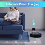 Robot Vacuum and Mop Combo,2 in 1 Robotic Vacuum Cleaner with Mopping,4000Pa Strong Suction,Auto Recharge,WiFi/Alexa/App/Remote, Ideal for Hard Floor,Pet Hair,Auto Carpets Boost