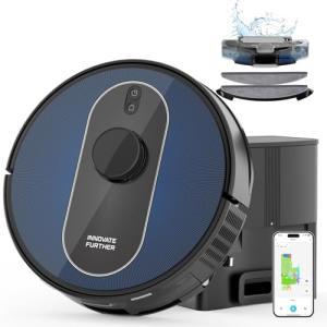 Robot Vacuum and Mop Combo with Wi-Fi Control
