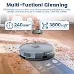 AIRROBO T25+ Self-Emptying Robot Vacuum and Mop