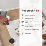 Roborock S8 Robot Vacuum and Mop with DuoRoller