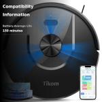 Tikom L8000Pro Robot Vacuum with Mopping Feature
