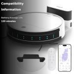 OKP K5B Robot Vacuum with Powerful Suction and Apps