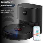 Self-Emptying Robot Vacuum and Mop with Alexa