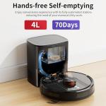 Self-Emptying Robot Vacuum and Mop with Mapping