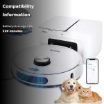 SHELIKI 3-in-1 Robot Vacuum and Mop with LiDAR