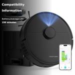 Self-Emptying Robot Vacuum and Mop with LiDAR