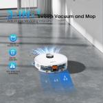 SHELIKI 3-in-1 Robot Vacuum and Mop with LiDAR