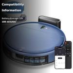 SHELIKI 2-in-1 Robot Vacuum with Mop and WiFi
