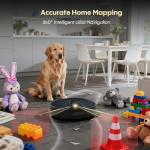 Bagotte Self-Emptying Robot Vacuum with Smart Mapping