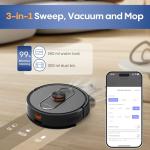 Robot Vacuum with Self-Emptying and Smart Features