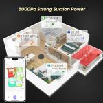 Eitton 3-in-1 Robot Vacuum with LiDAR Navigation