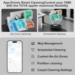 Yigars Replacement Side Brushes for Y680 Robot Vacuum