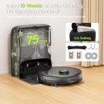 Smart Robot Vacuum and Mop with Pet Hair Tech