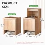 VinLeap Hidden Robot Vacuum Storage Cabinet with Doors