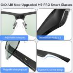 GAXABI Polarized Bluetooth Smart Glasses with Mic
