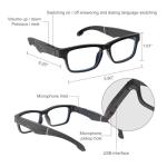 TnoxHD Bluetooth Smart Glasses with Speakers