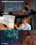Smart AR Glasses with 201-Inch Virtual Display