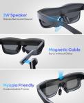 Smart AR Glasses with 201-Inch Virtual Display