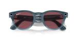 Ray-Ban Meta Headliner Polarized Sunglasses, Shiny Jeans