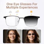 Bluetooth Audio Smart Glasses with Color-Changing Lenses