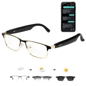 OICIIDO AI Translation Smart Glasses with Bluetooth